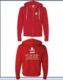 SIX03 Red or Black FULL ZIP Hoodie